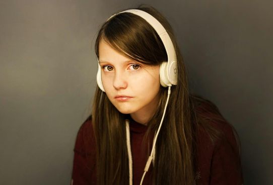 Teenager headphone autistic adolescence
